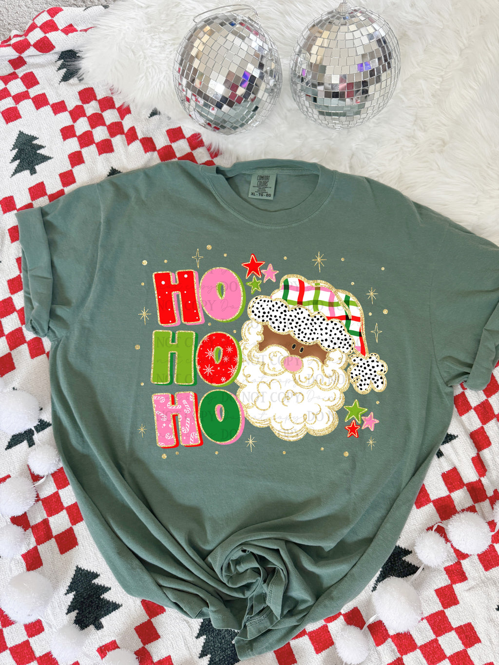 ho ho ho Santa -DTF