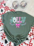Jolly Garland with bow-DTF