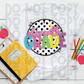 Neon 80s Polka Dot Grade (All grades in this listing in the dropdown)-DTF