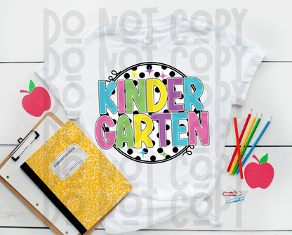 Neon 80s Polka Dot Grade (All grades in this listing in the dropdown)-DTF