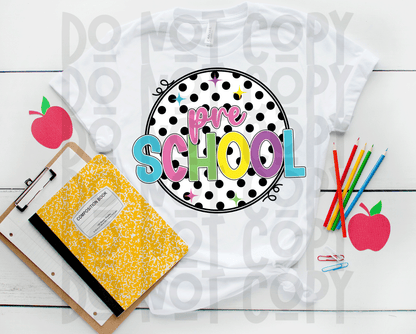 Neon 80s Polka Dot Grade (All grades in this listing in the dropdown)-DTF