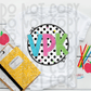 Neon 80s Polka Dot Grade (All grades in this listing in the dropdown)-DTF