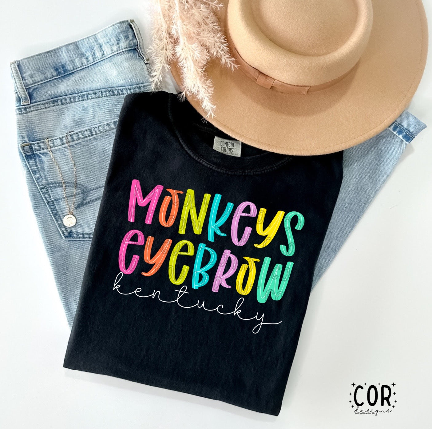 Monkeys Eyebrow Kentucky Neon - DTF – ABIDesignstore