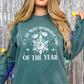 Most wonderful time white snowflake ornament-DTF