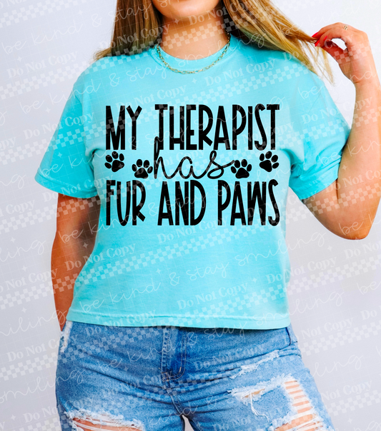My therapist has paws -DTF