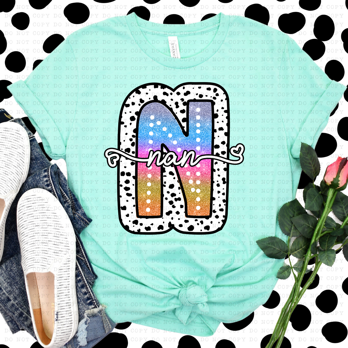 Tie dye dottie(all in dropdown)-DTF