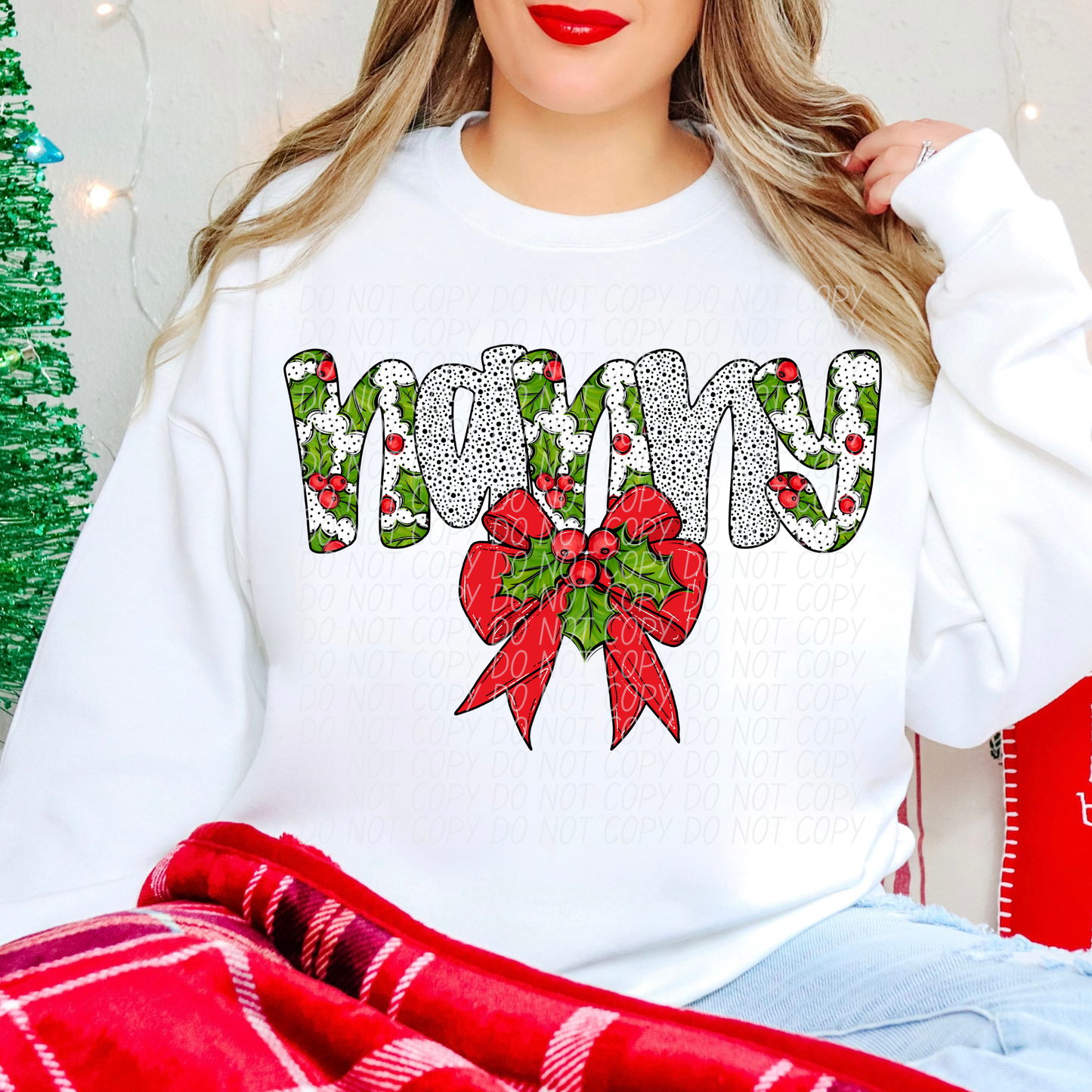 Holly Dot Names (DROPDOWN)-DTF&UV