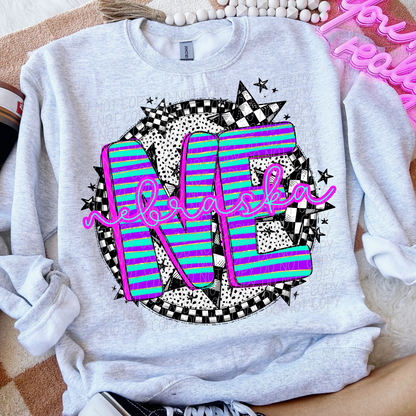 Spring STATES stripes (Dropdown)-DTF
