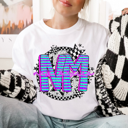 Spring STATES stripes (Dropdown)-DTF