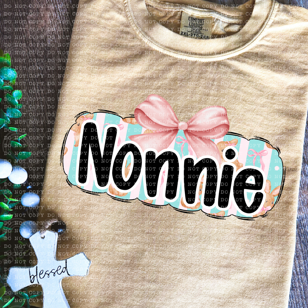 COQUETTE BUNNY NAMES(all in dropdown)-DTF