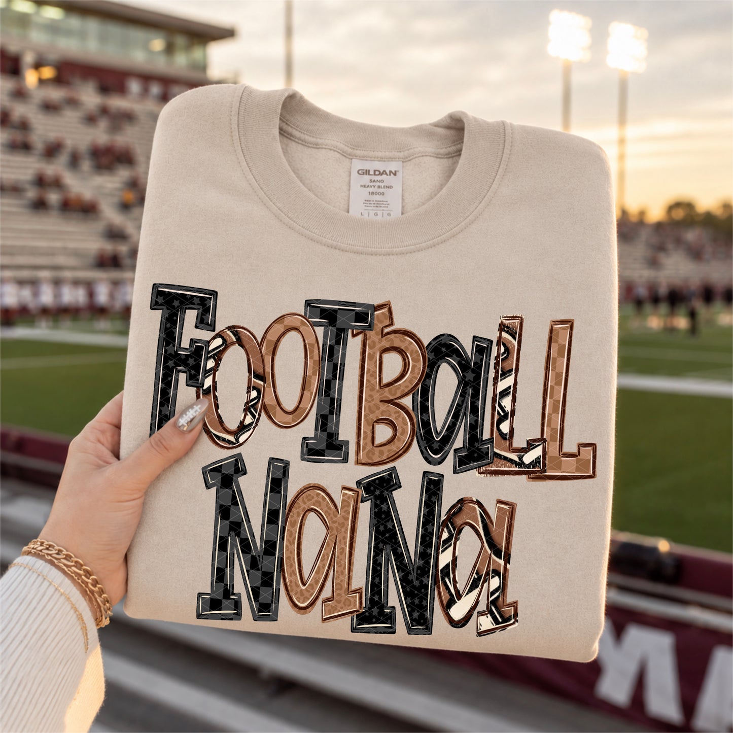 Football Doodle Nana -DTF&UV