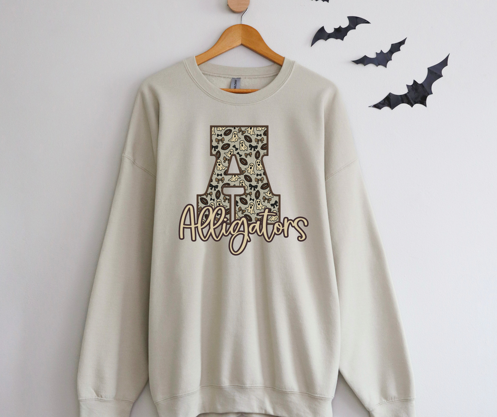 Neutral Football Ghosties 2 Custom (ANY NAME, ANY MASCOT)-DTF&UV