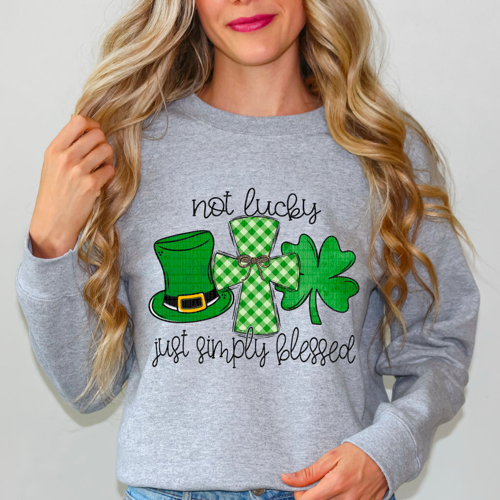 Not Lucky Simply Blessed-DTF