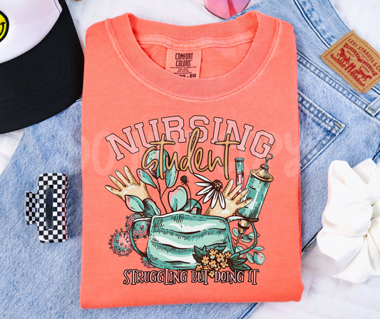 Nursing Student Stuggling but Doing It-DTF