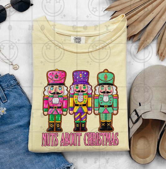 Nuts about Christmas mock-DTF&UV