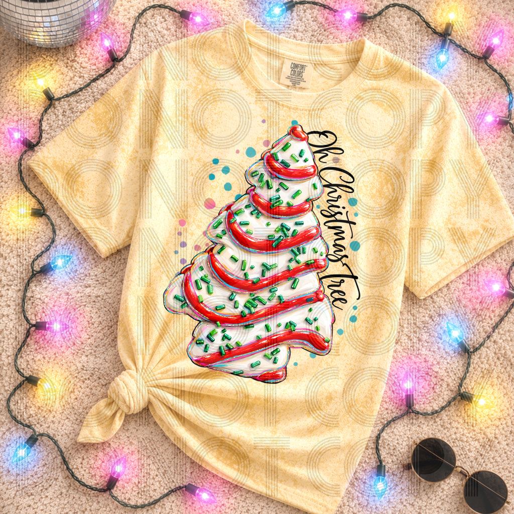 OH CHRISTMAS TREE  -DTF
