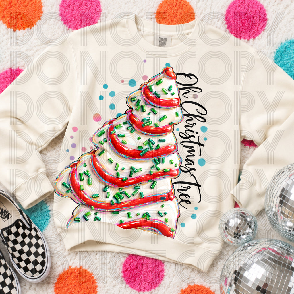 OH CHRISTMAS TREE  -DTF