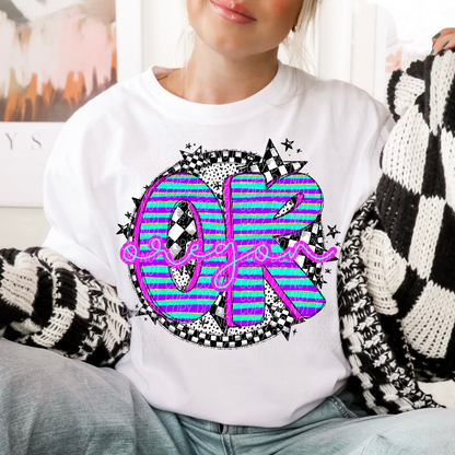 Spring STATES stripes (Dropdown)-DTF