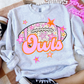 Football Pink Orange Stars Mascot (Dropdown)- DTF&UV