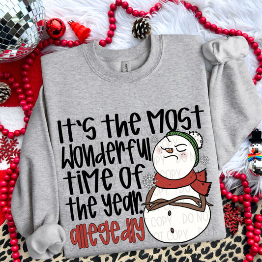 Its The Most Wonderful Allegedly-DTF