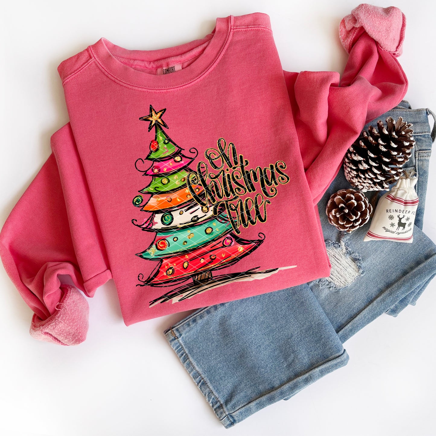 OhChristmasTree-DTF&UV