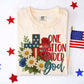One Nation Under god floral cross-DTF&UV