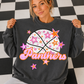 Basketball Pink Orange Stars Mascot (Dropdown)- DTF&UV