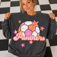 Soccer Pink Orange Stars Mascot (Dropdown)- DTF&UV