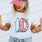 Patriotic States  with bow(Dropdown)-DTF