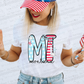 Patriotic States  with bow(Dropdown)-DTF