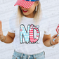 Patriotic States  with bow(Dropdown)-DTF