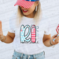 Patriotic States  with bow(Dropdown)-DTF