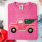 PINK TRUCK FAUX YARN-DTF&UV