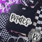 Pirates Black And White Polka Dot Faux Stitch - DTF