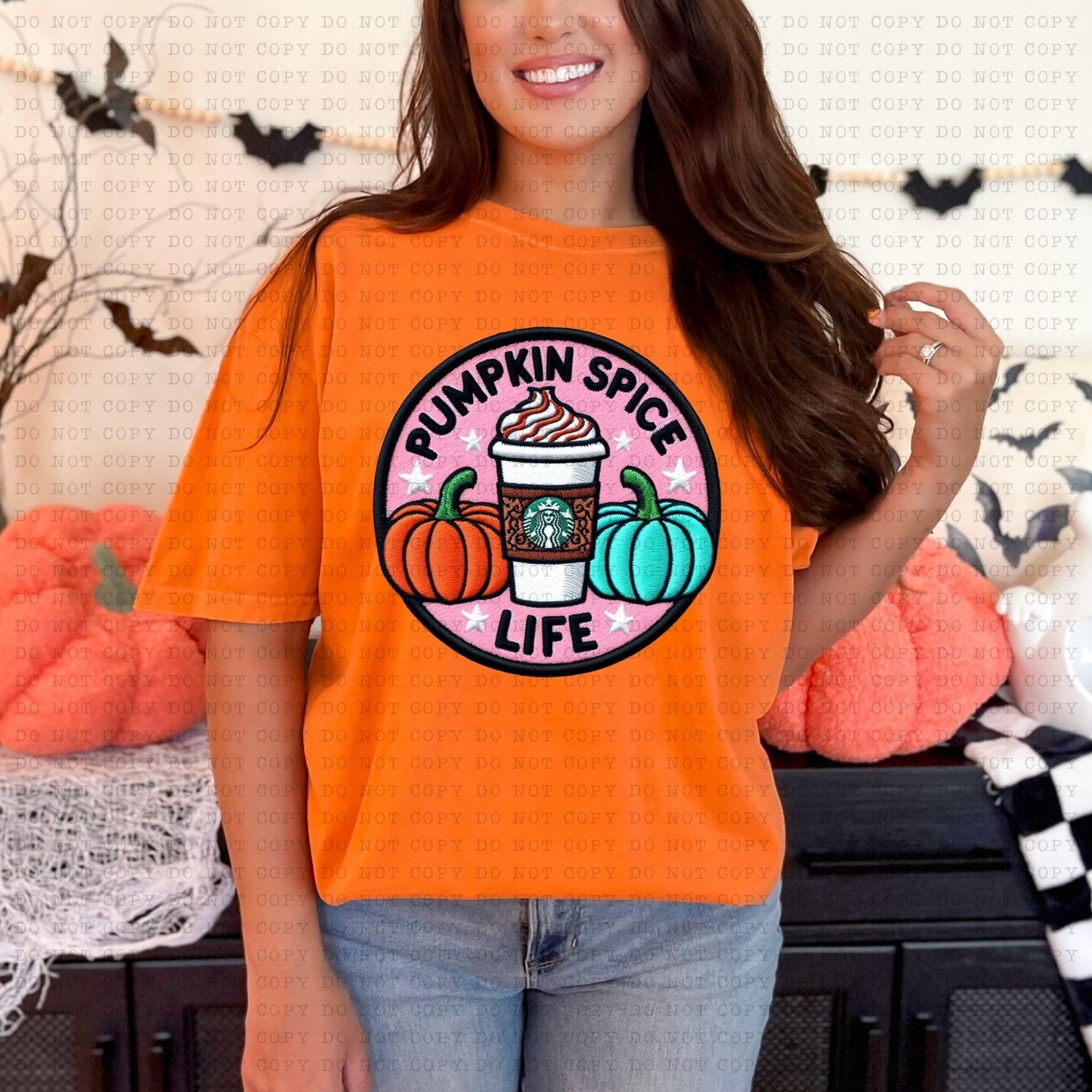 Pumpkin Spice Life Pink 2  - DTF