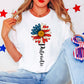 Patriotic Sunflower-DTF&UV