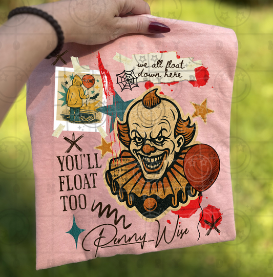 Pennywise vintage collage-DTF&UV