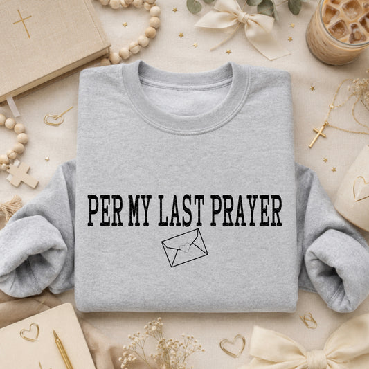 PerMyLastPrayer black -DTF&UV