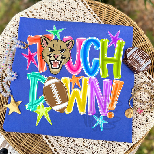 Cougars Touch Down-DTF&UV