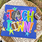 Mustangs Brocos Touch Down-DTF&UV