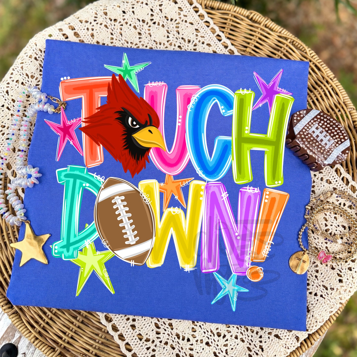Cardinals Touch Down-DTF&UV