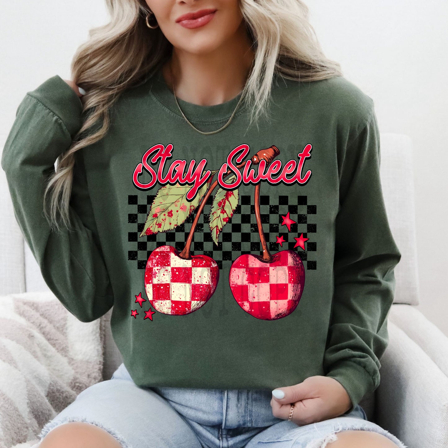 Stay Sweet cherries-DTF