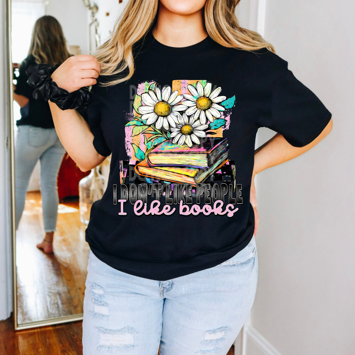 I don't like people I like books- DTF&UV