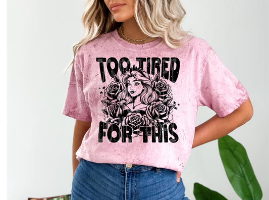 To tired for this-  DTF&UV