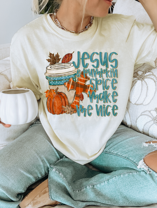Jesus and pumpkin spice- DTF&UV