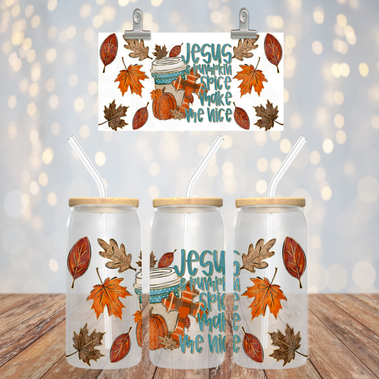 Jesus and Pumpkin spice-UV Wrap