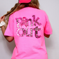 Pink out Faux Embroidery-DTF