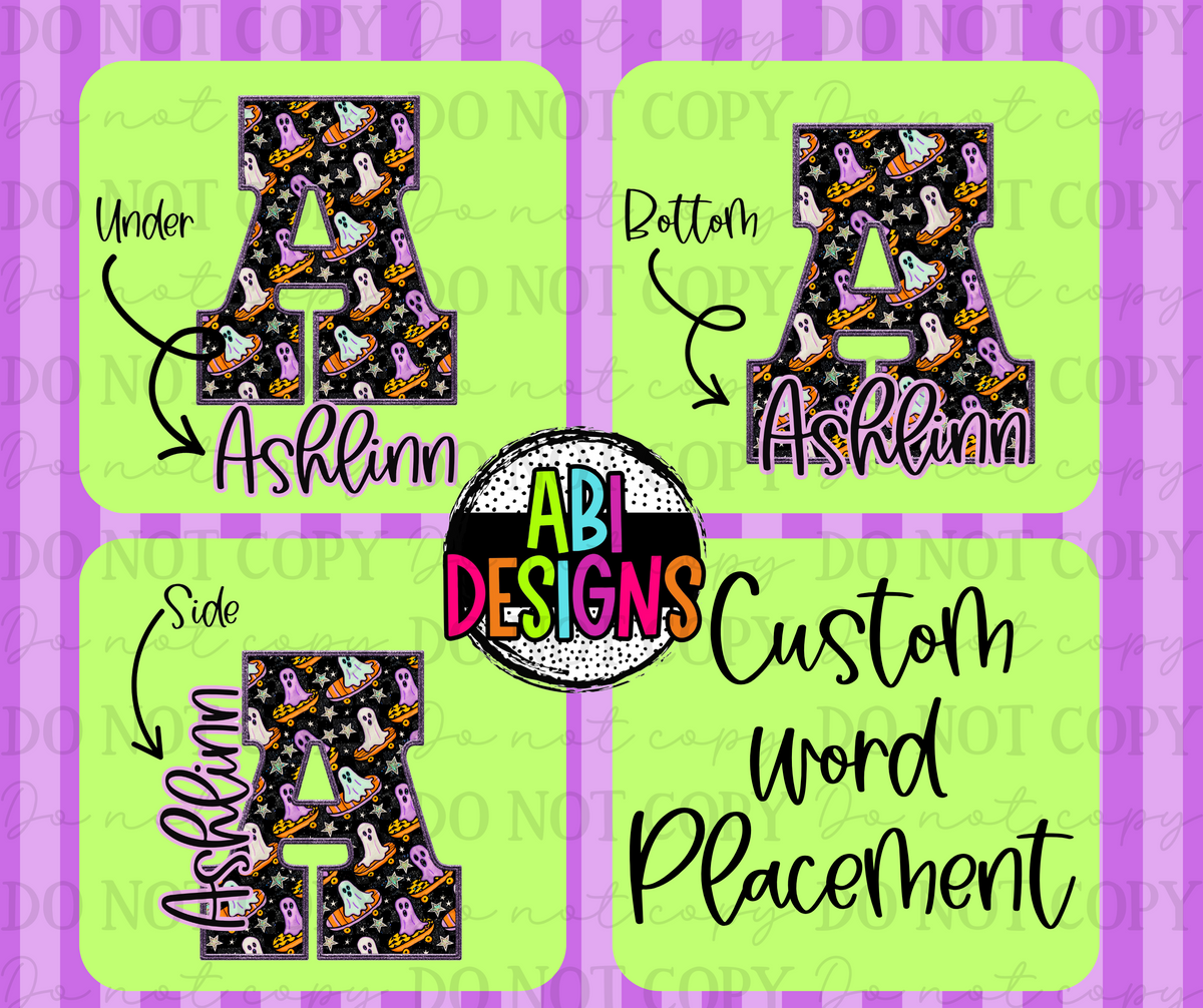 Skulls and Daisies Custom (ANY NAME, ANY MASCOT)-DTF&UV