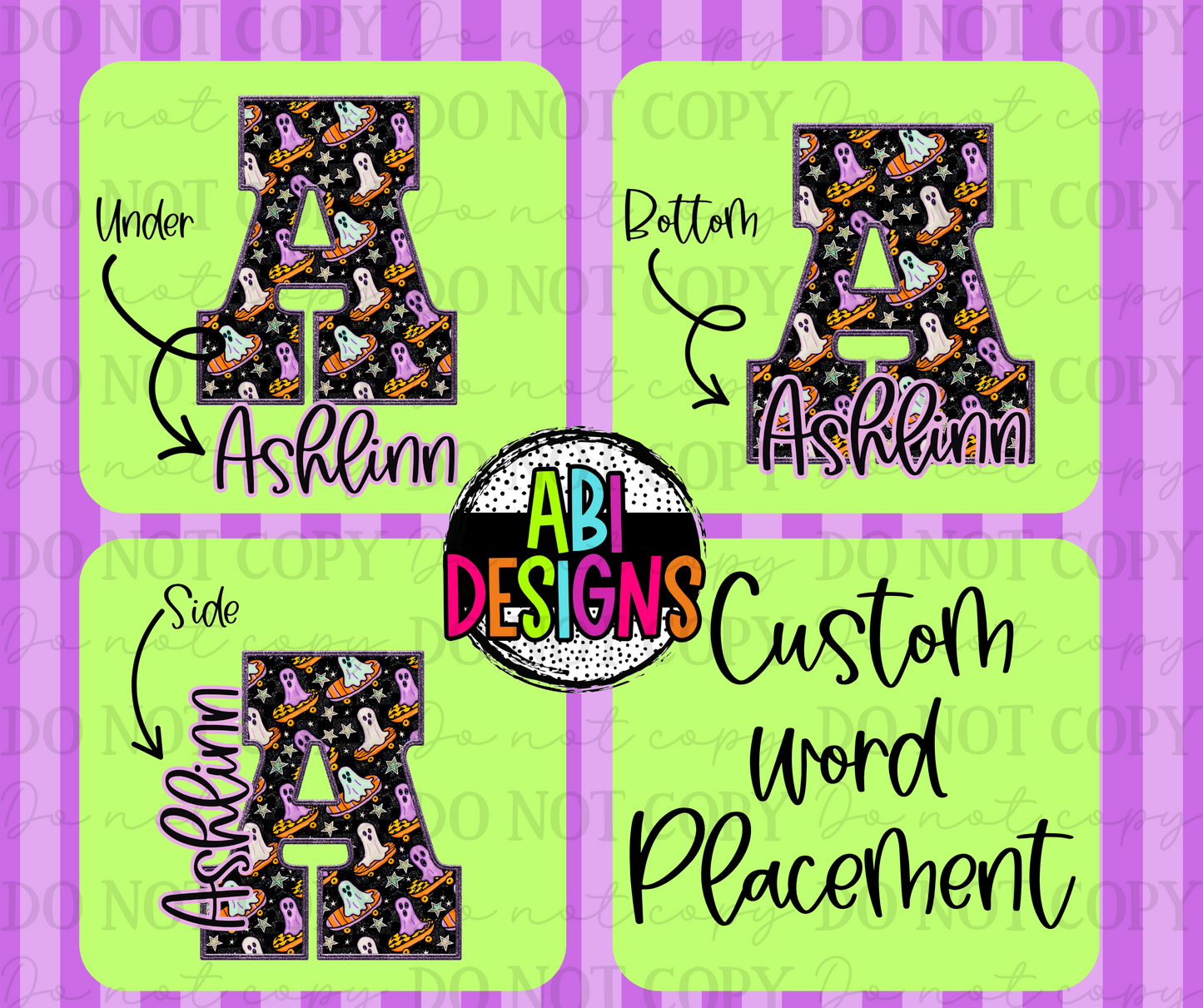 Back to school- SCRIPT CUSTOM (ANY NAME, ANY MASCOT)-DTF&UV