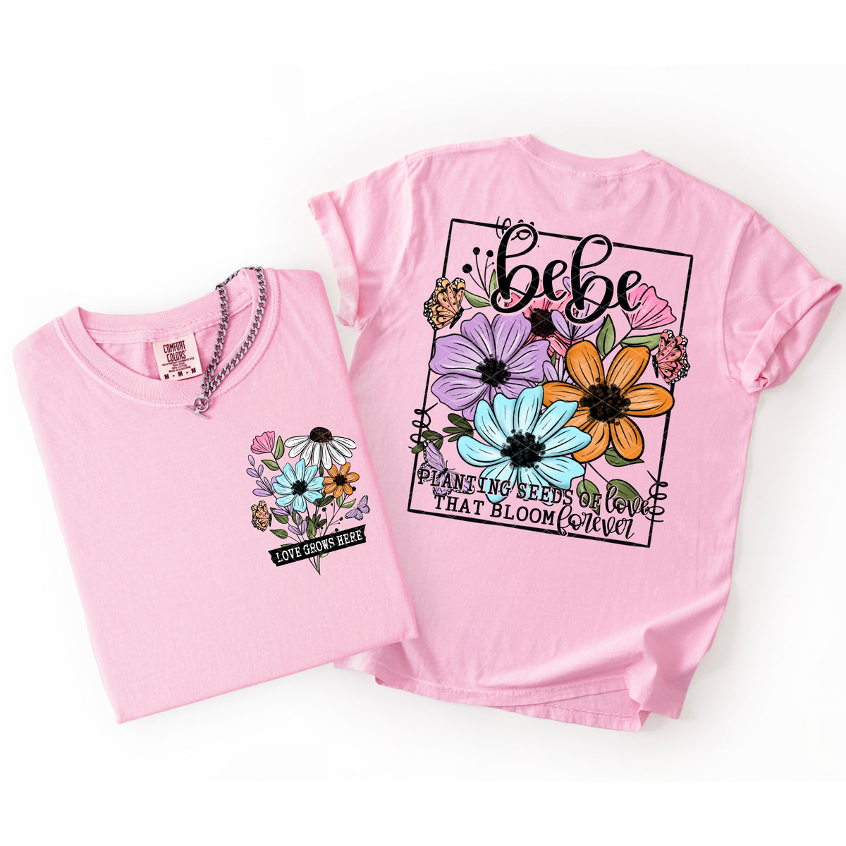 Seeds of love DROPDOWN (Includes pocket and Back)-DTF&UV